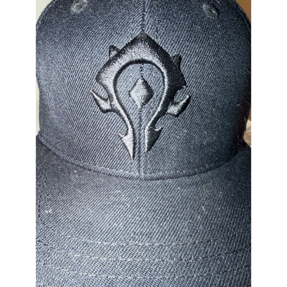 Blizzard Entertainment Black Snapback Hat With Horde Logo World of Warcraft - Picture 2 of 7